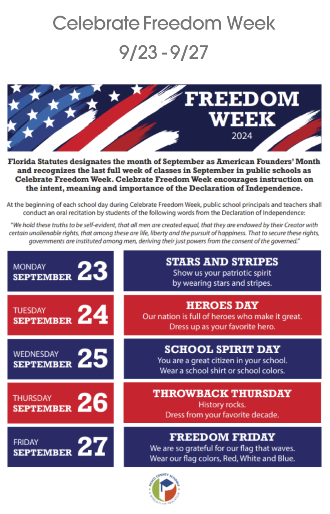 Celebrate Freedom Week 2024